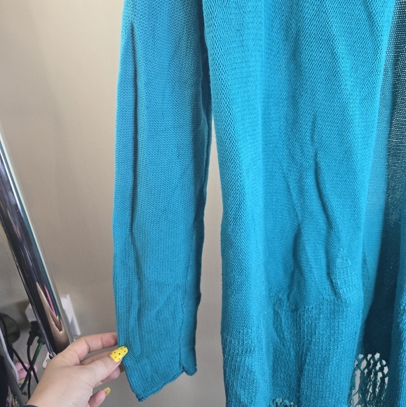 Lilly Pulitzer Tatum Cardigan Sweater Aqua Size Small - Picture 7 of 15